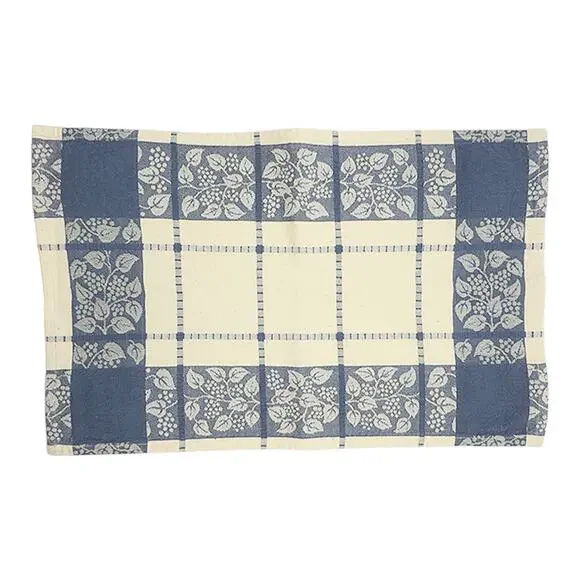 Le Jacquard Francais Primrose Bordier Blue/Ivory 19" x 12" Placemats Set of 4 - Picture 2 of 9